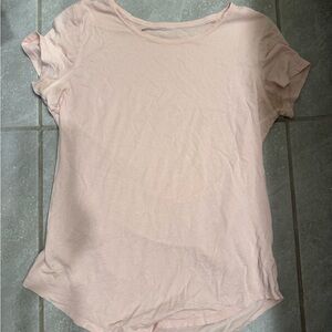 Lululemon Light Pink Women's Crew Neck T-Shirt